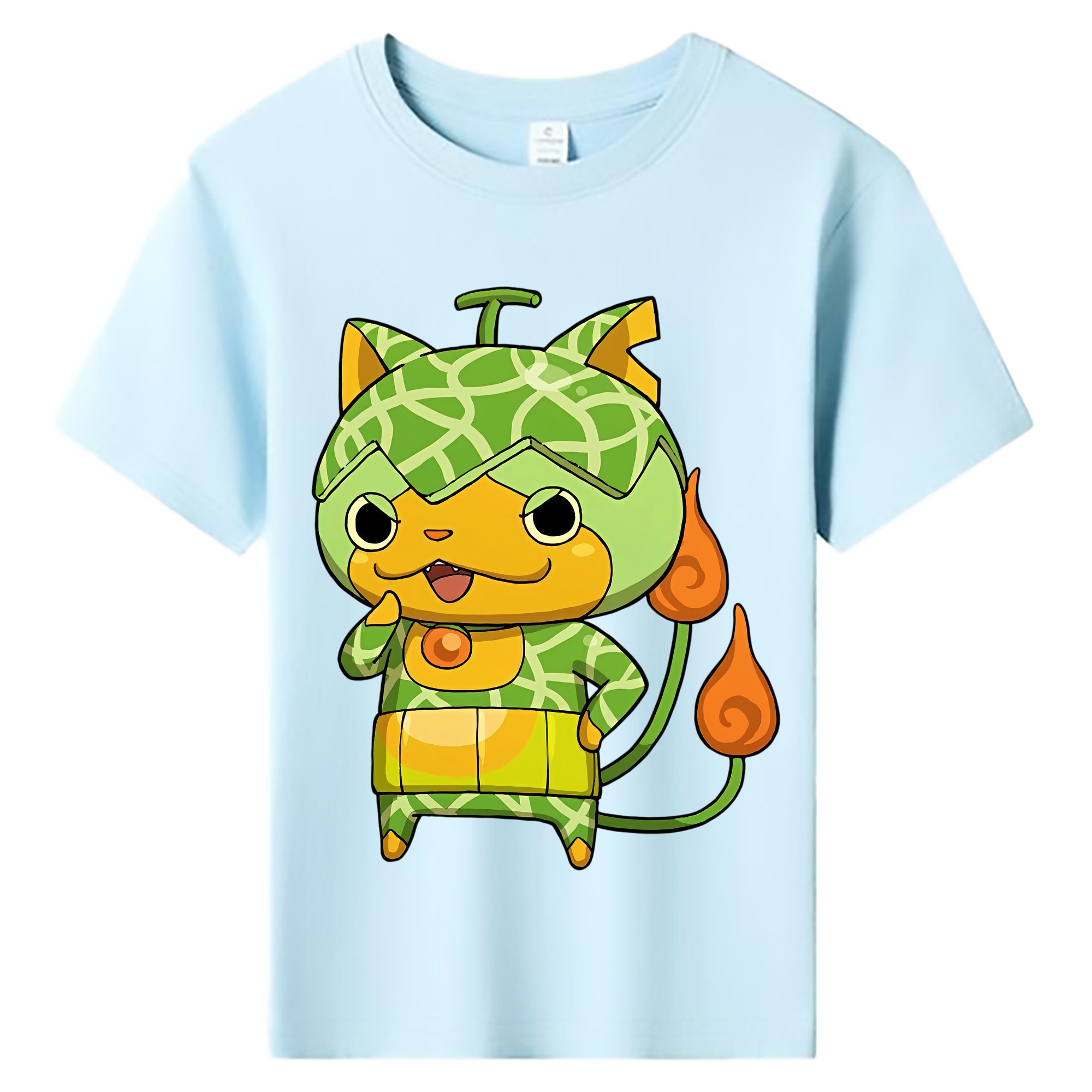 （画像用） 妖怪ウォッチ Yo-kai Watch 綿100％キッズTシャツ（フロントプリント）